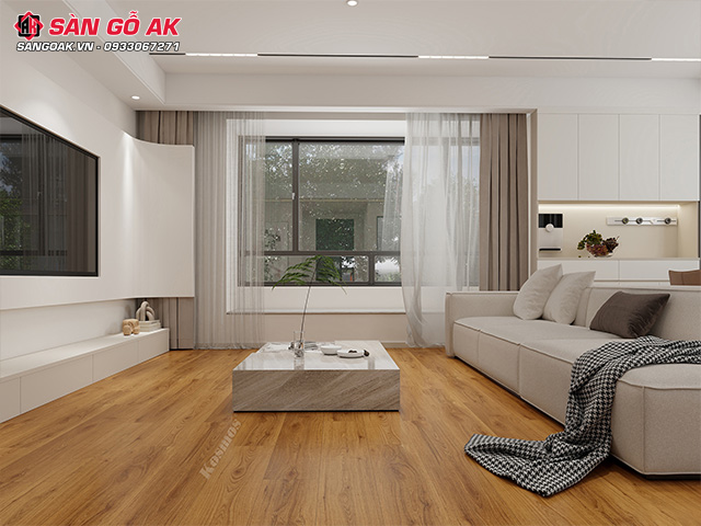 Sàn gỗ công nghiệp thích hợp trang trí nội thất cho ngôi nhà bạn